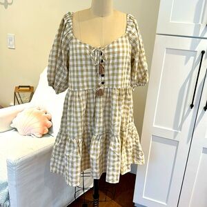 Barefoot Blonde (Australian Brand) Ella Puffed Sleeve Dress